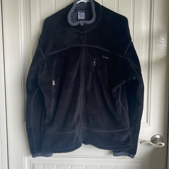 Patagonia Regulator R4 Windbloc Polartec Black Fleece Jacket Men’s Large - Picture 1 of 7